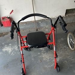 Roller wheel chair