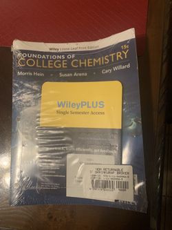 Foundations Of College Chemistry