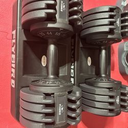 Adjustable Dumbbells - 55 lbs - 5 in 1
