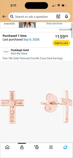 10k rose gold earrings