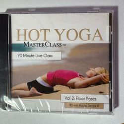 CD HOT YOGA Master Class 90 min Audio series Live Class Vol 2 Floor poses * NEW *
