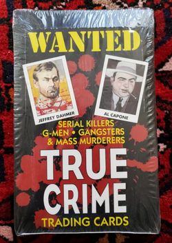Rare True Crime Series Factory Sealed Trading Cards Box 