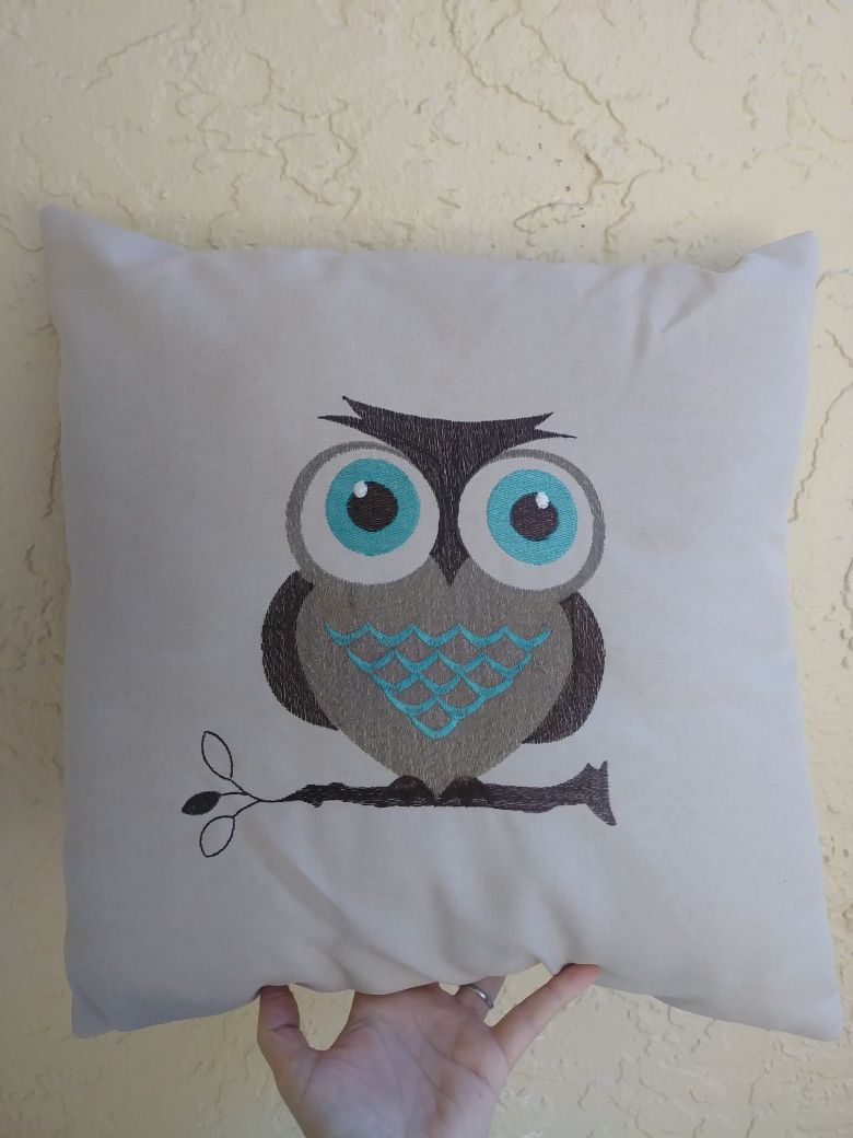 Cute Owl throw pillow