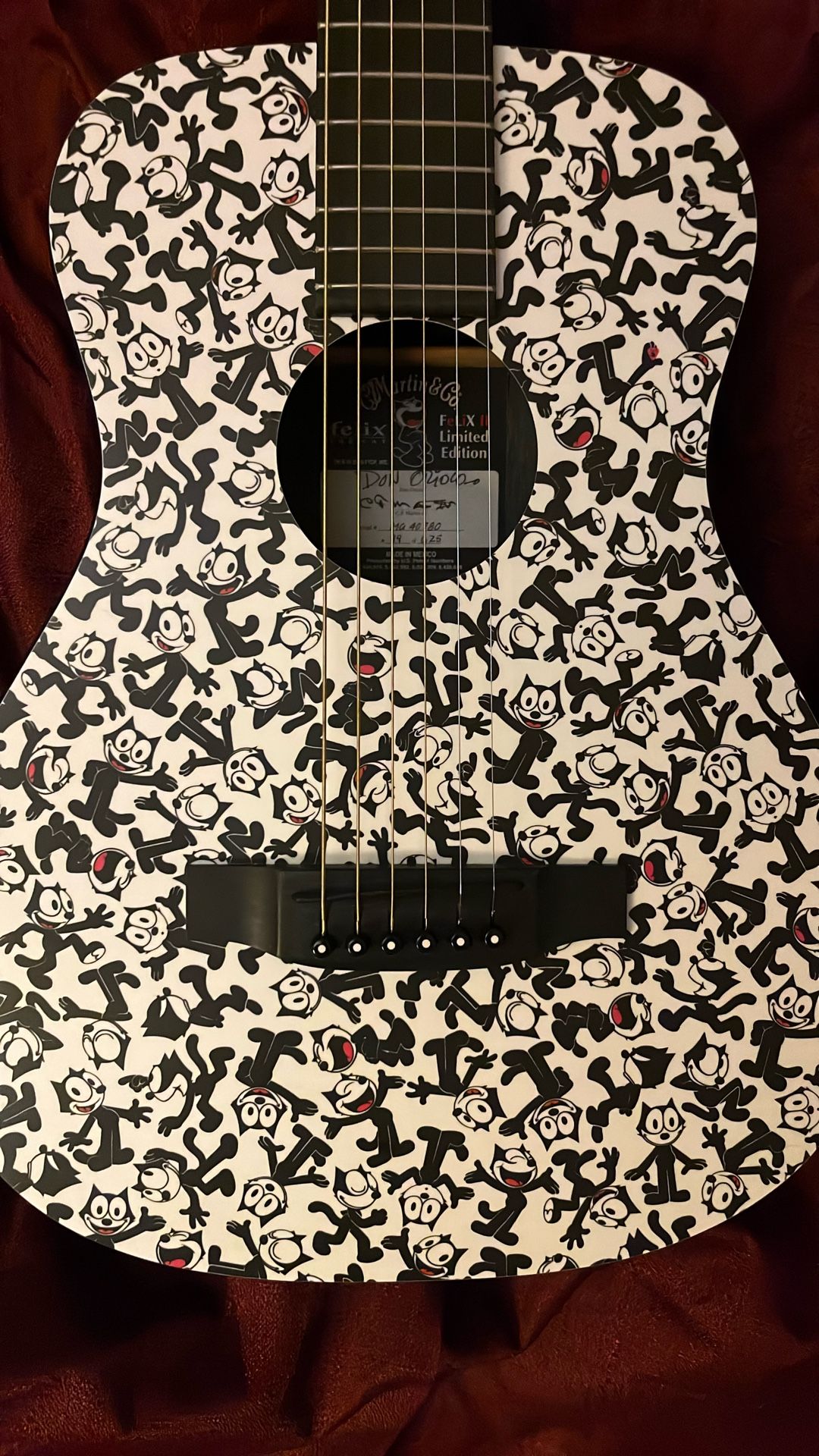 限定2004Martin&Co. FeLiX Signature Edition Martin FELIX THE CAT LIMITED EDITION Guitar