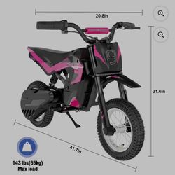 Girls Pink Hovermax Electric Bike