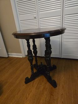 Antique Wooden Parlor/ Side Table