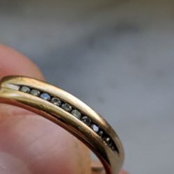 10k Guys, mens gold ring with diamonds