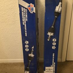 2 New Front Axles For 2003 Subaru Outback