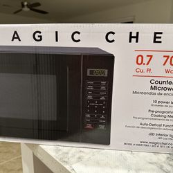 Magic Chef Countertop Lock Power& LED Light Microwave Brand New 