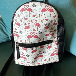 Flamingo Mini Backpack/purse
