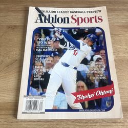 Ohtani Athlon Sports Magazine 