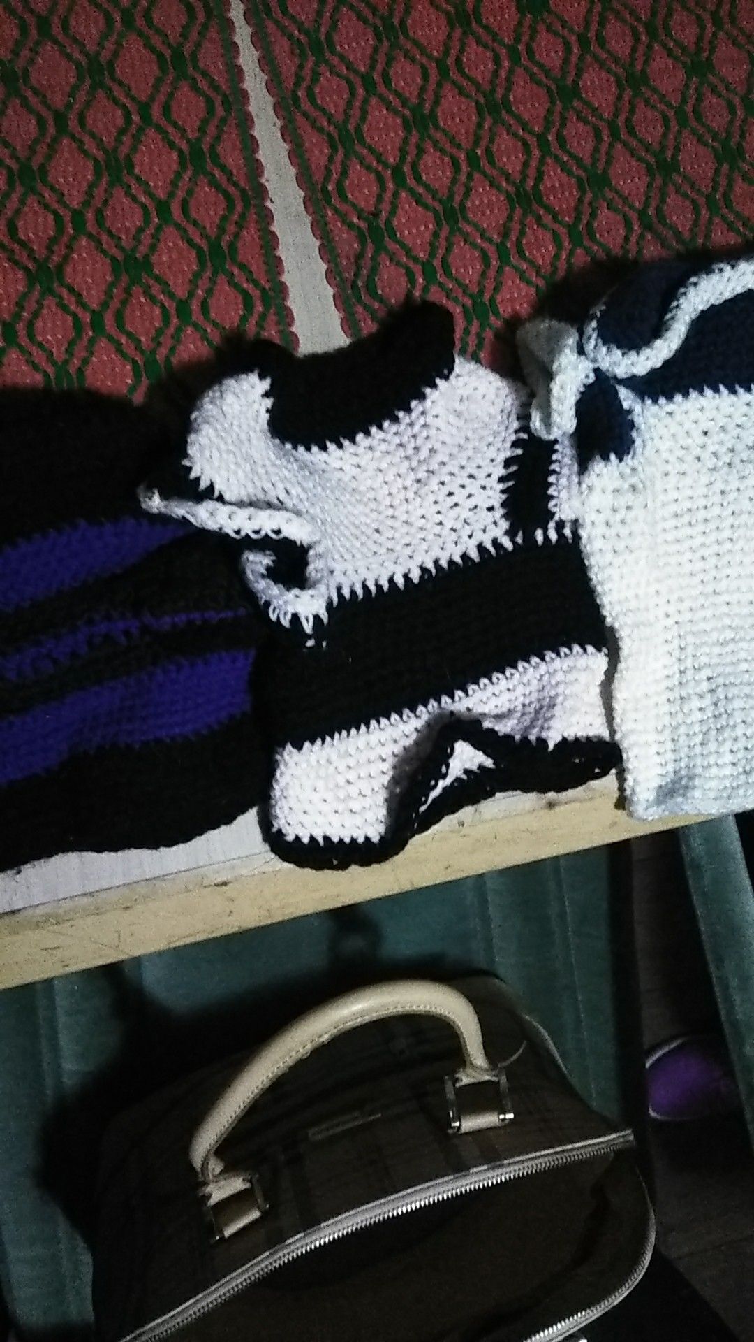 Crowshay beanies 5$ dog sweaters 10$ a piece