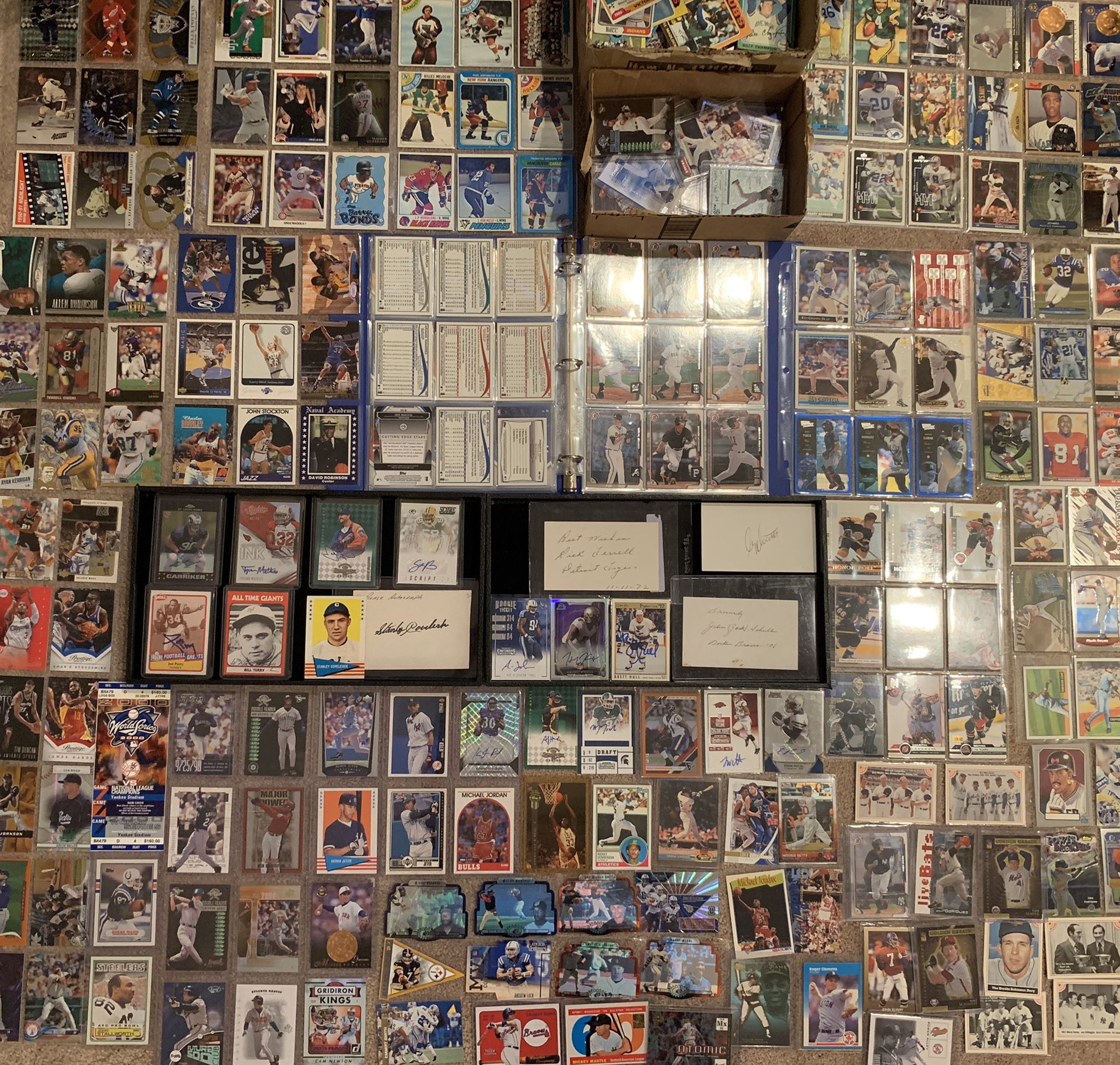 Large Sports Card Collection