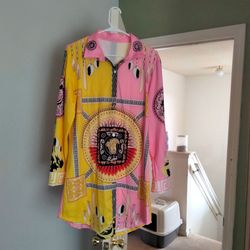 Ladies button up long sleeve shirt