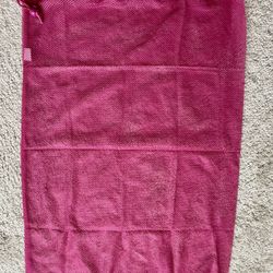 New! Large Laundry Mesh Bag With Drawstring - 30”x20” - Pink