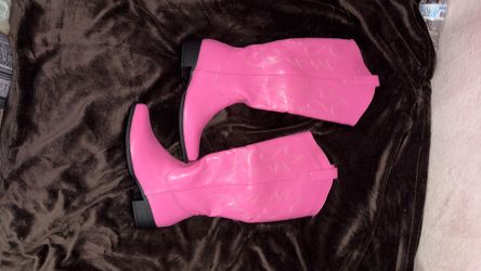 Hot Pink Western Boots