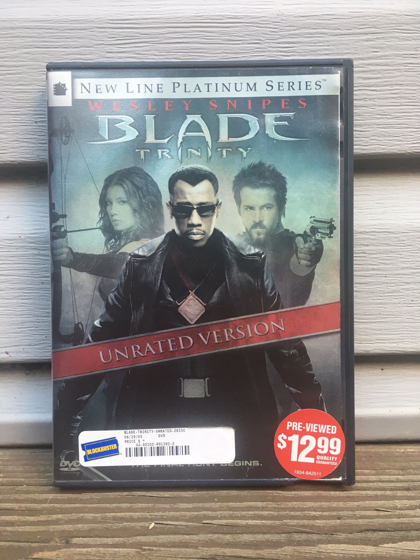 Blade Trinity Unrated 2 DVDs - Platinum Series - Like New