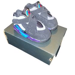 Air Jordan Aqua 8 Toddler 5C Shoes nWT