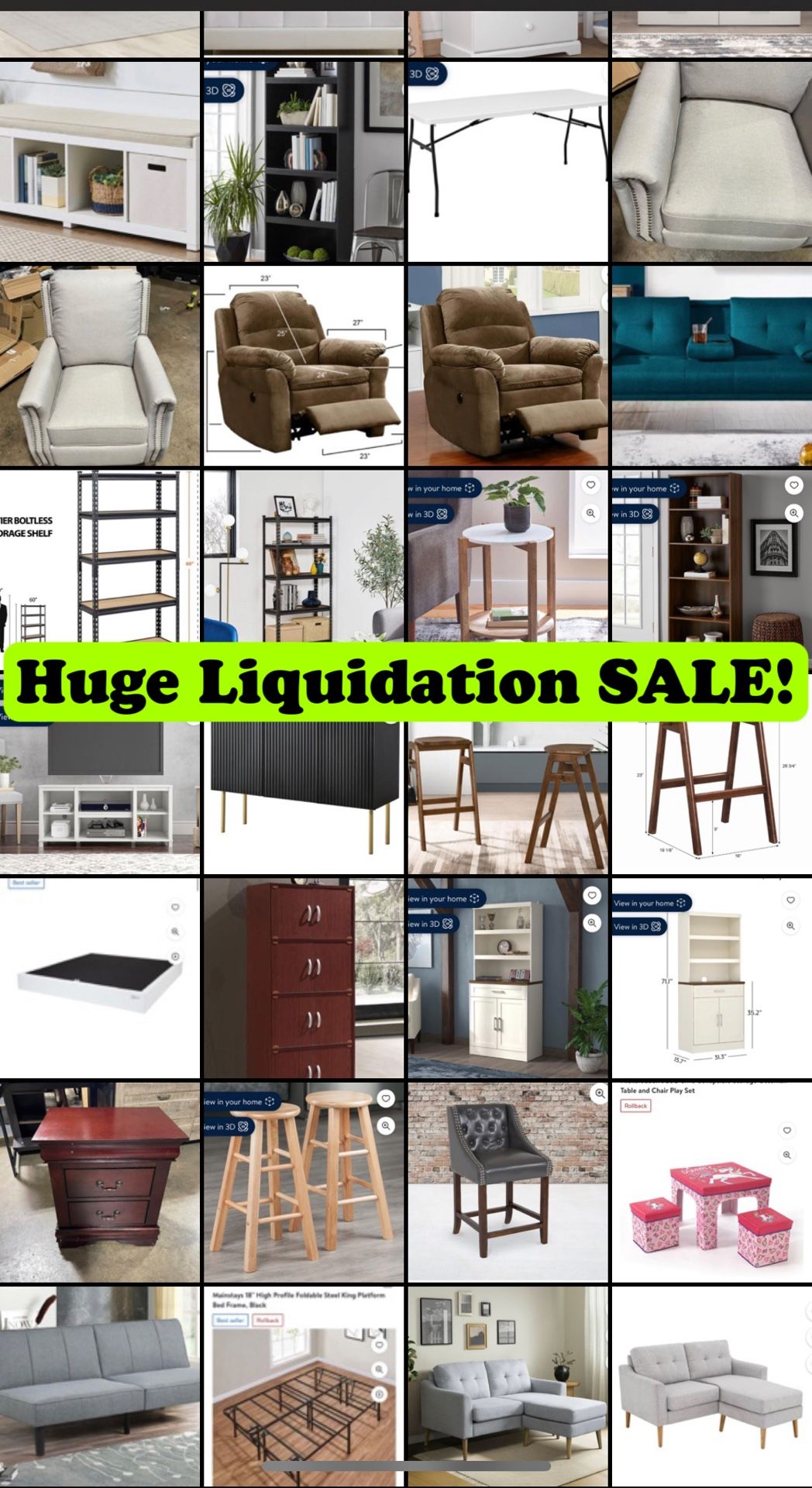 ‼️Furniture Warehouse HUGE Liquidation Sale ‼️