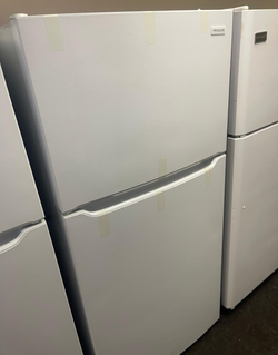 Frigidaire Top Freezer Fridge – White, Eventemp, Clean