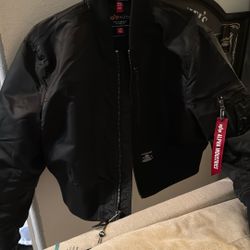 Cropped women’s bomber jacket