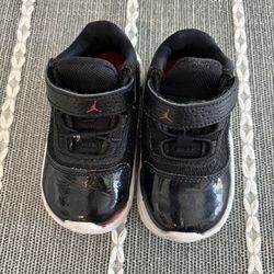 Nike Air Jordan 11 Low Toddler Size 6c Black White Sneaker Shoes