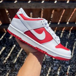 Nike Dunk Low Championship Red (Size 5Y, 5.5Y, 6Y, 6.5Y, 7.5, 8)