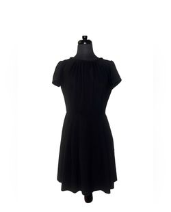 Red Valentino Black Pleated Dress
