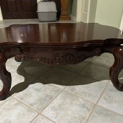 Wood Center Table