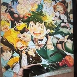 New My Hero Academia Anime Fabric Tapestry Room Decor