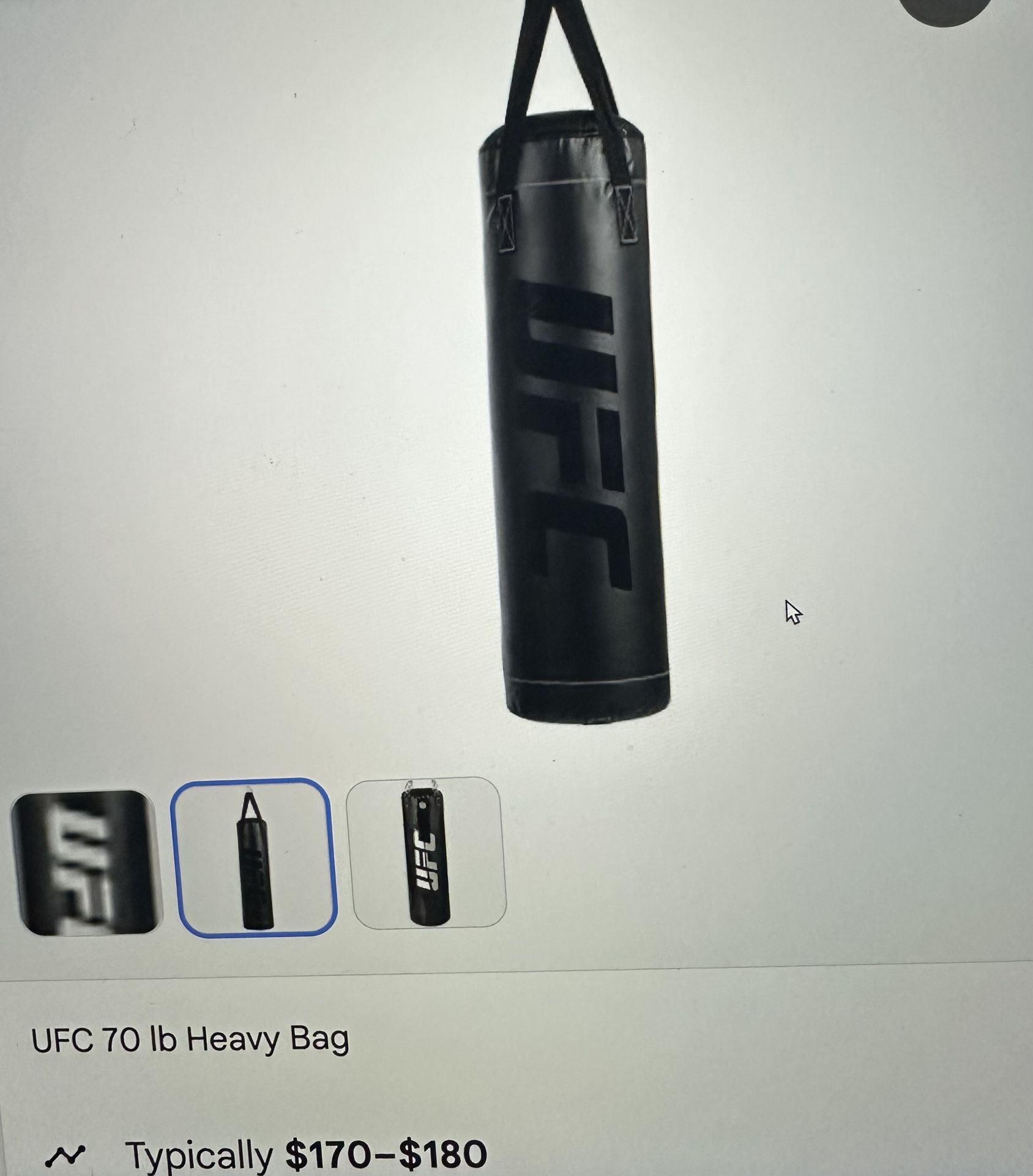 Punching Stand And UFC 70lb Bag W/ Gloves