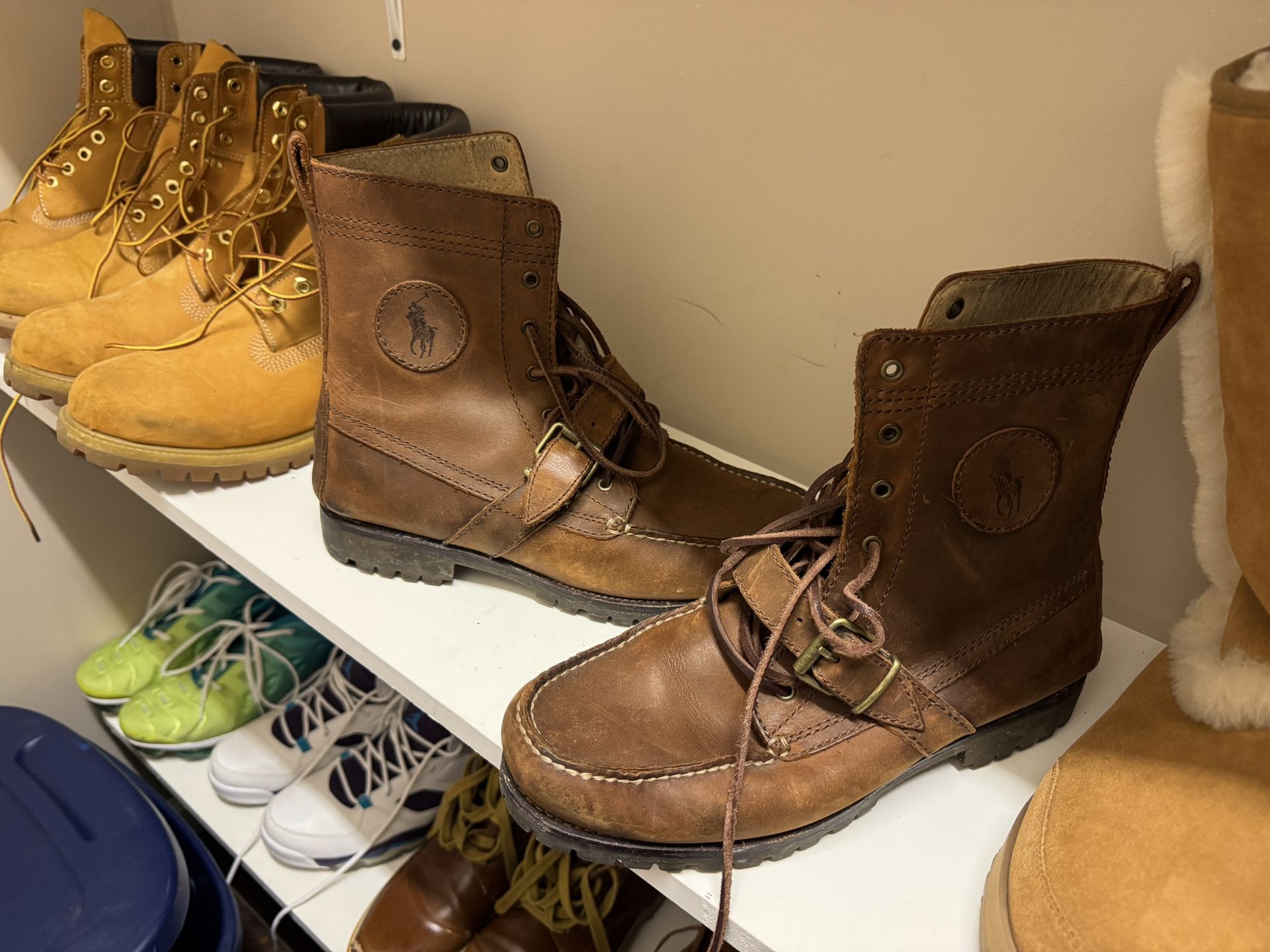 Polo Ranger Boots Size 10