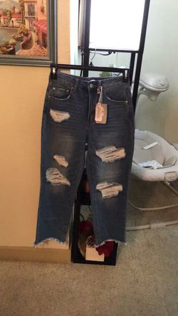 Forever 21 DENIM PANT REGULAR -F DARK DENIM SIZE 26