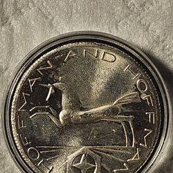 1981 1oz SILVER rnd.and. Hoffman&Hoffman Unicorn Round