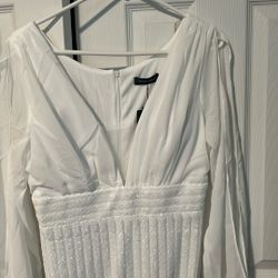 Floor Length White Dress