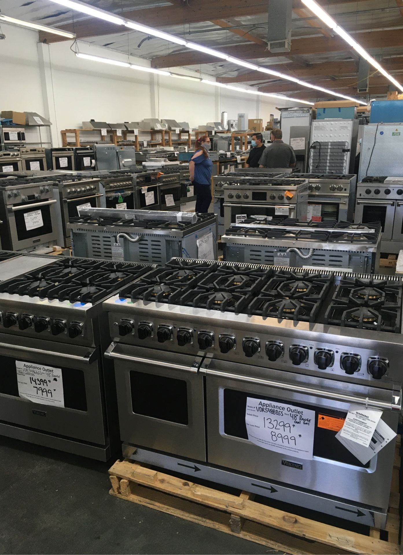 2 Day sales event !! Warehouse full high end luxury appliances