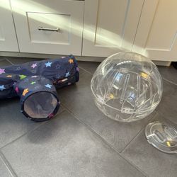 Pet Tunnel and Ball for guinea pigs, etc. 