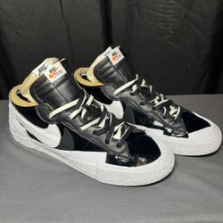 Nike Blazer Low Sacai Black Patent Leather