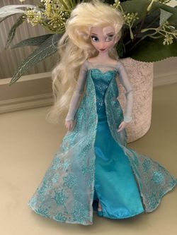 Disney Elsa Turquoise & Teal Glitter Princess Doll