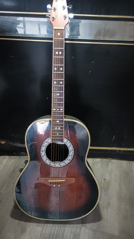 1978 Ovation Celebrity With Diamond Inlay Electric