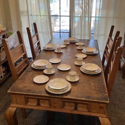Dining Set Spanish Style Rustic