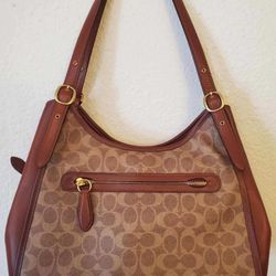 Leather Lori Logo Coach Bag And Wallet