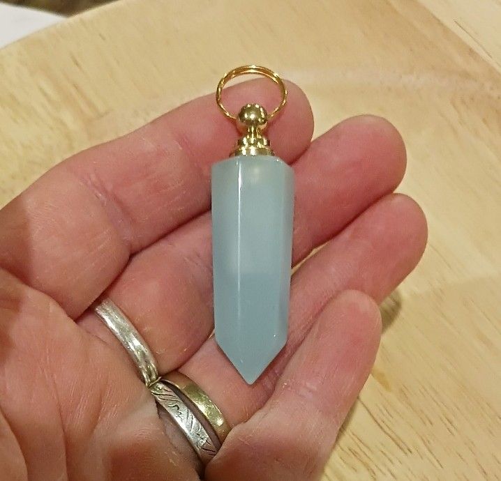 Green Aventurine Perfume Bottle Pendant