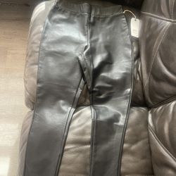 Faux Leather Pants 