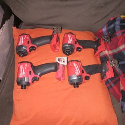 New Milwaukee M18 Fuel 4th Generation 1/4 Hex Impact Tool Only 110 Each 