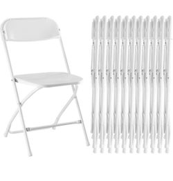 Plastic folding chair