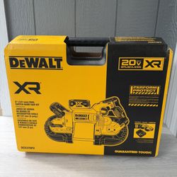 Dewalt 20V MAX Cordless Brushless 5 in. Dual Switch Bandsaw with (2) 20V 5.0Ah Batteries and Charger