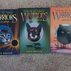 Warrior Cats Power of Three Hard Back lot of 3