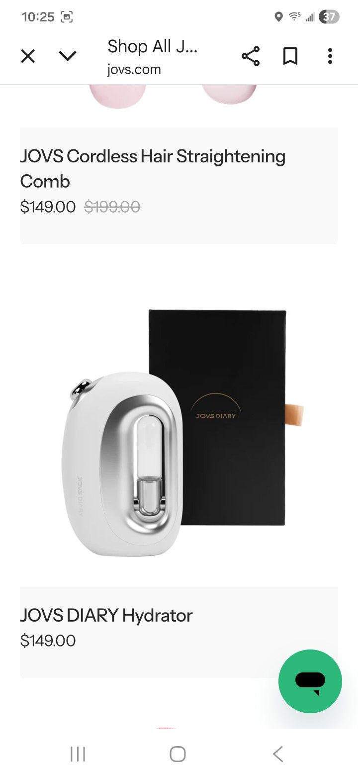 Cordless Facial Hydrator JOVS, New