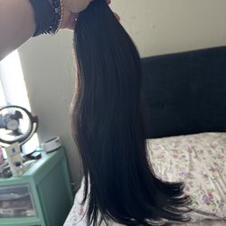 Human hair extensions